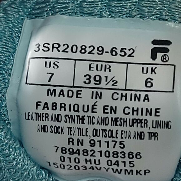 Fila Forward Athletic Lace Up Shoe Girls Size 7 Womens 8.5 3SR20829-652 Pink - Picture 9 of 9